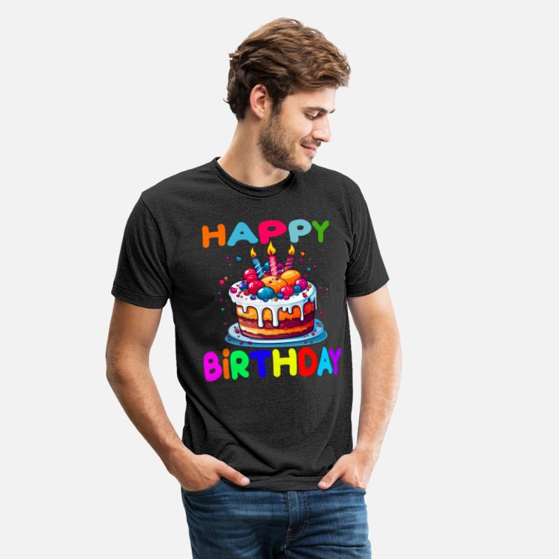 Funny Decorated Birthday Cake with Candle