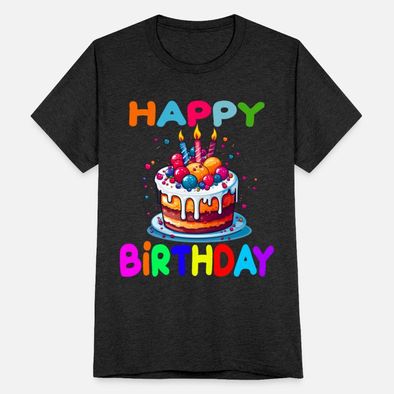 Funny Decorated Birthday Cake with Candle