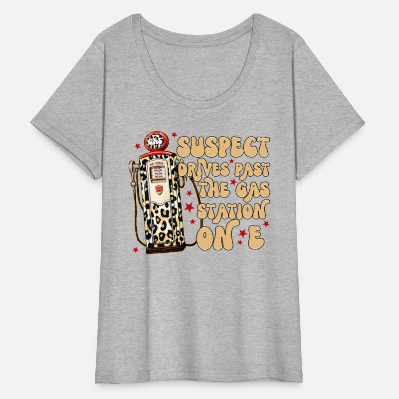 Funny Gas Station Leopard Print Design