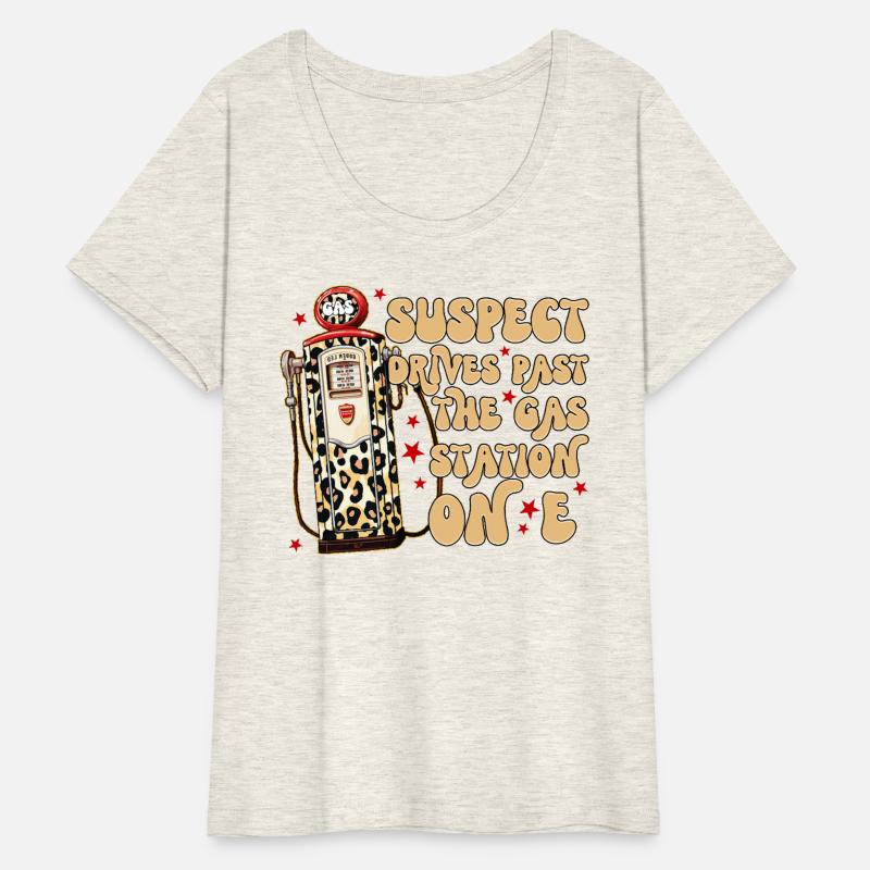 Funny Gas Station Leopard Print Design