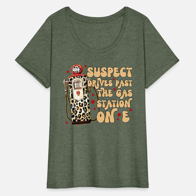 Funny Gas Station Leopard Print Design