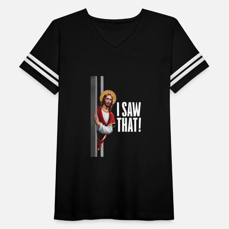 Funny Jesus Meme "I Saw That" T-Shirt