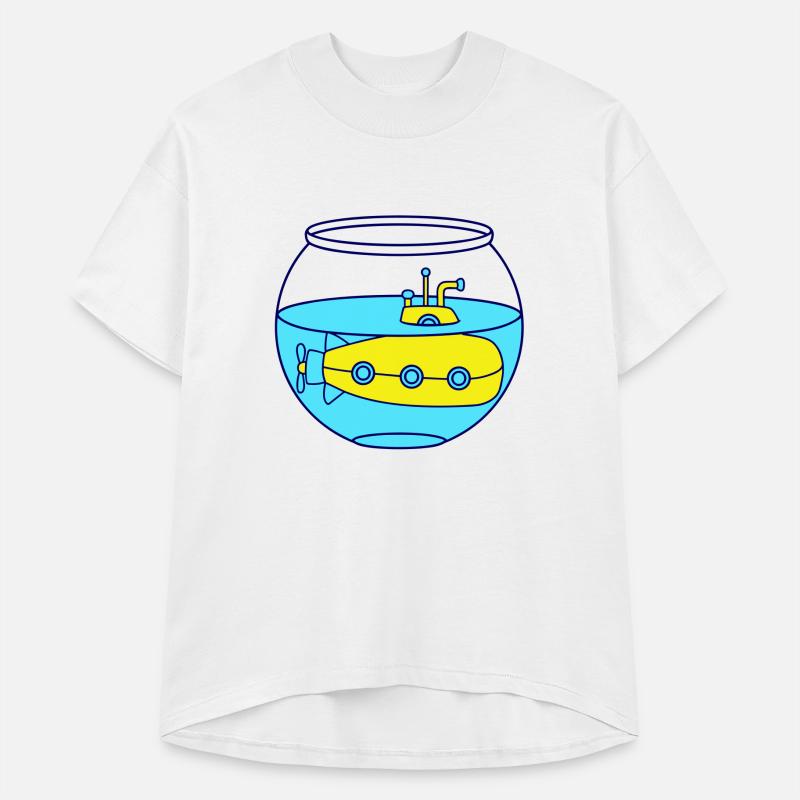 Funny Little Submarine Goldfish Bowl Aquarium Fun