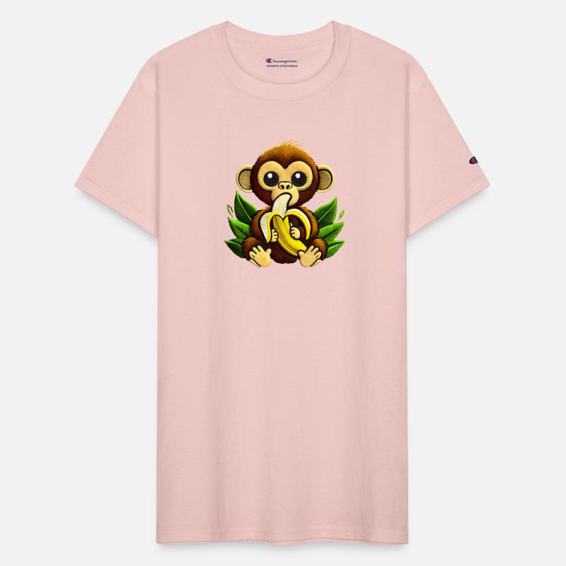 Funny Monkey Eating a Banana