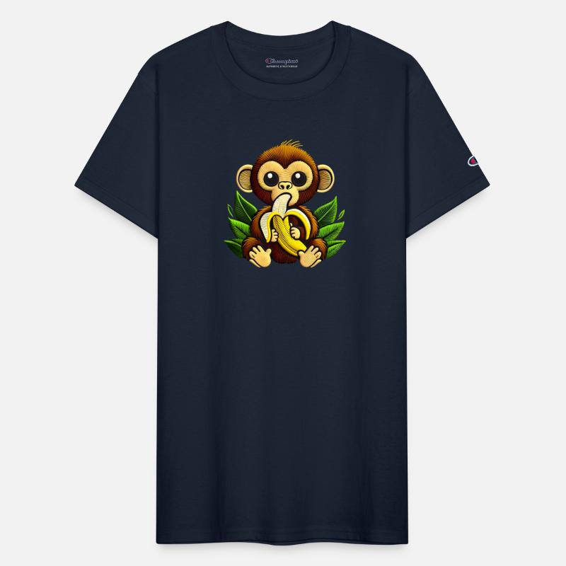 Funny Monkey Eating a Banana