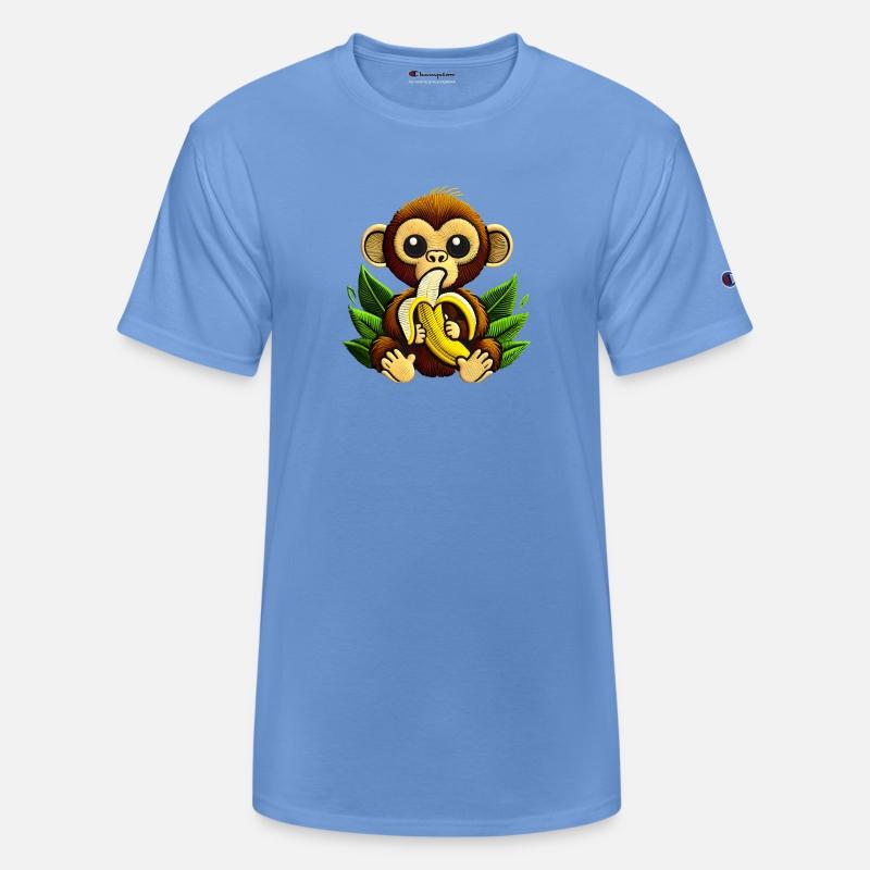 Funny Monkey Eating a Banana