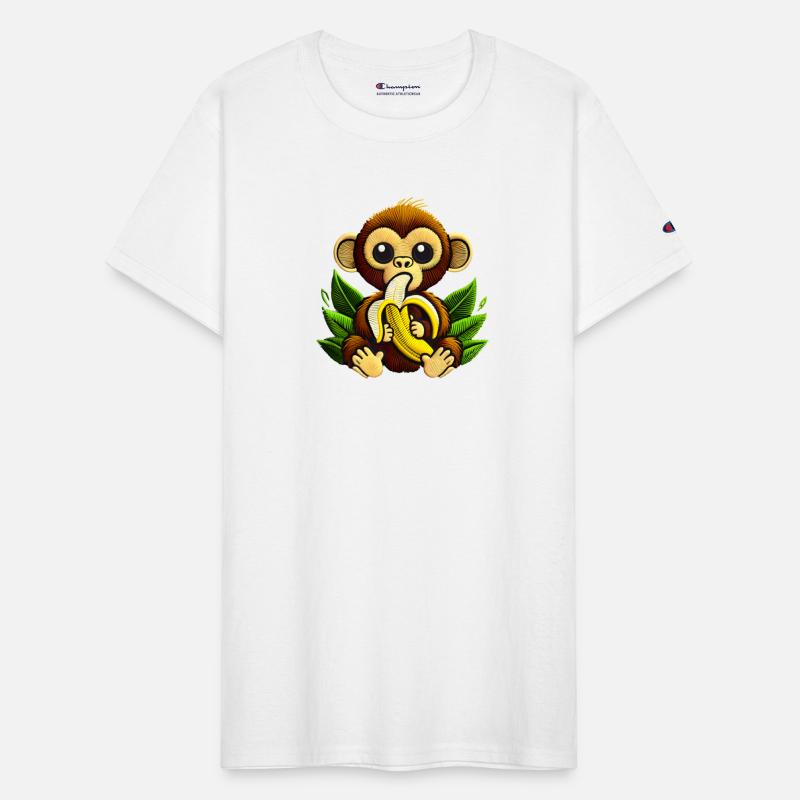 Funny Monkey Eating a Banana