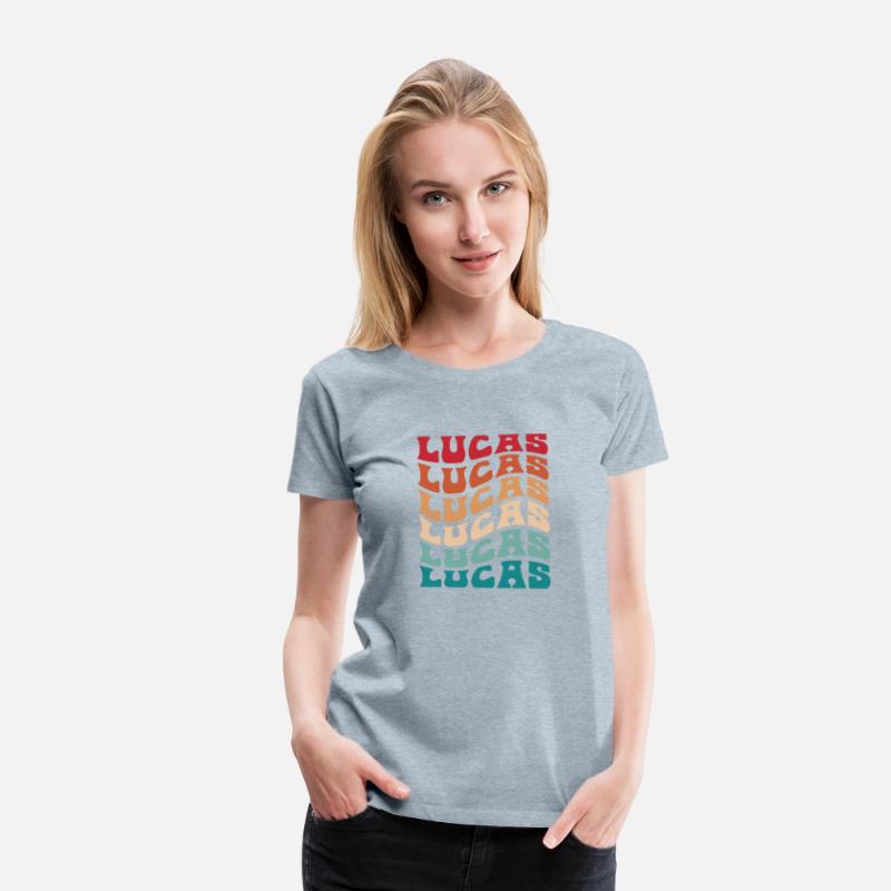 Funny Personalized Lucas Name Themed Apparel