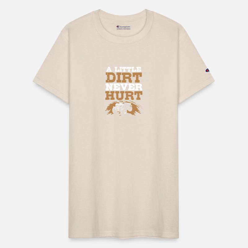 Funny Quad Biker ATV Riding Little Dirt Never Hurt