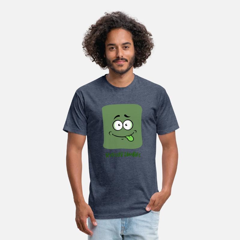 Funny Stressed Zombie Face Cartoon Halloween Shirt