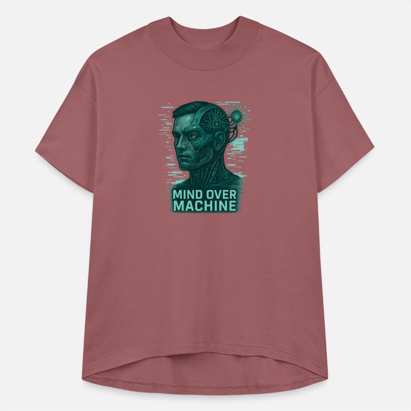 Futuristic Cyborg Human Portrait