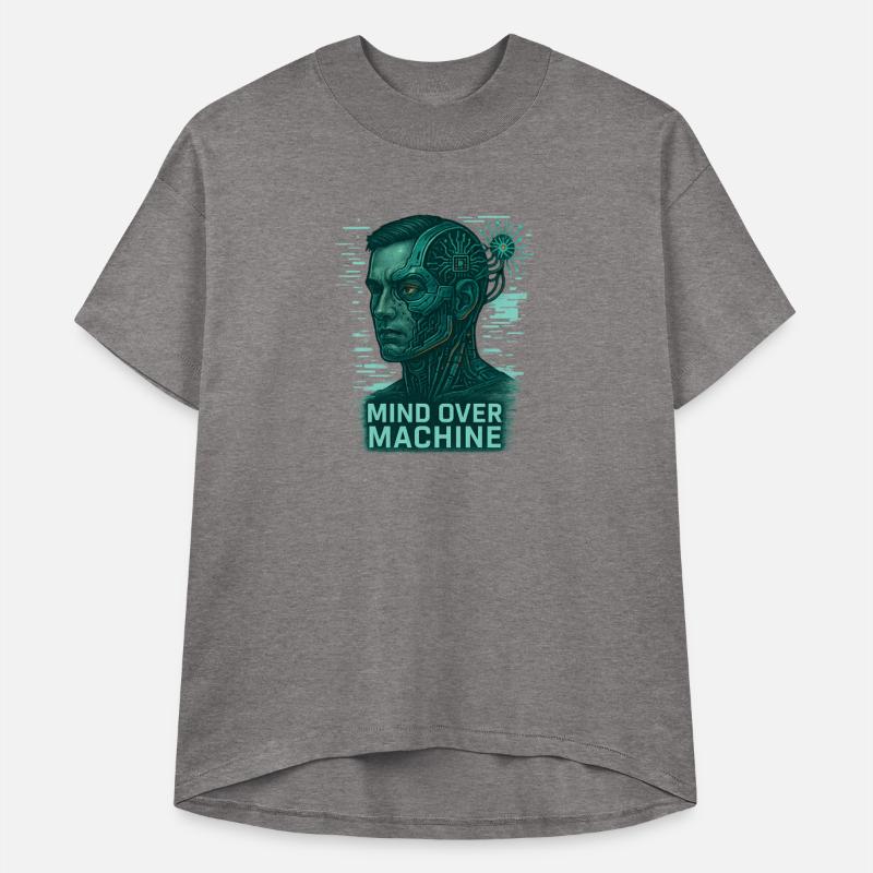 Futuristic Cyborg Human Portrait