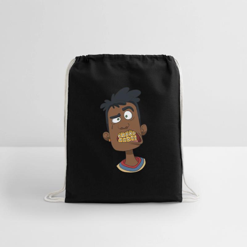 Gangster with gold teeth