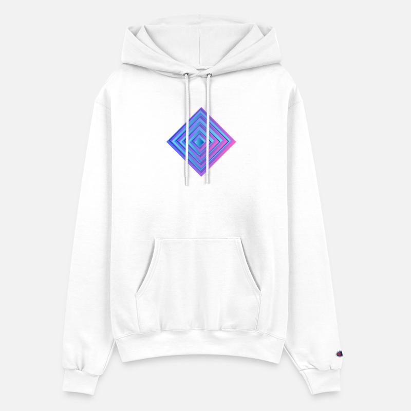 Geometric Neon Square Pattern