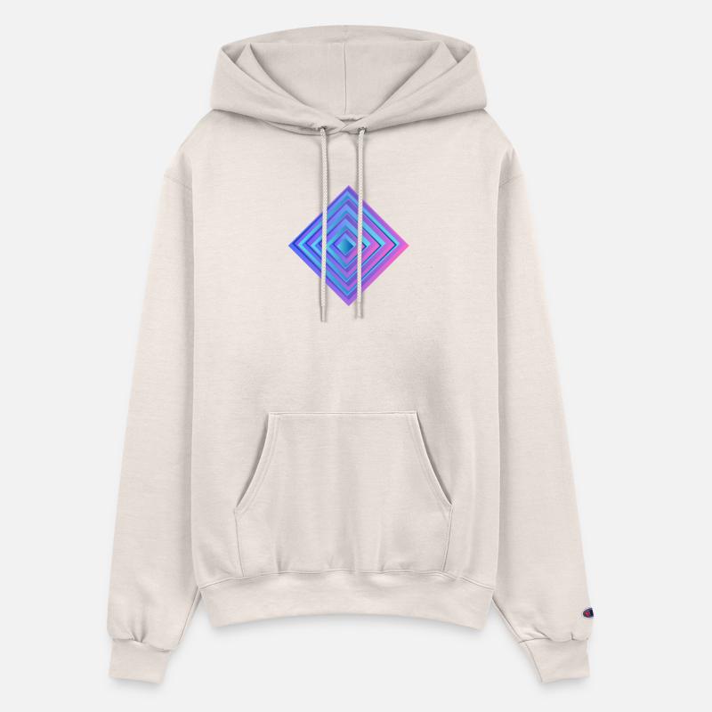 Geometric Neon Square Pattern