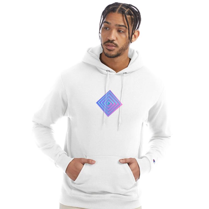 Geometric Neon Square Pattern