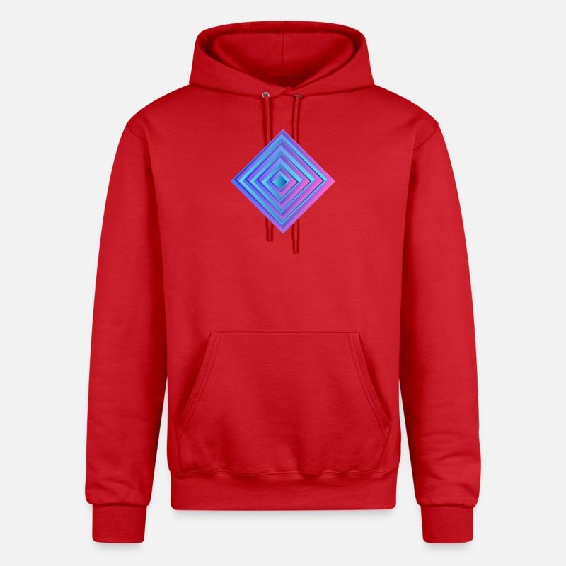 Geometric Neon Square Pattern