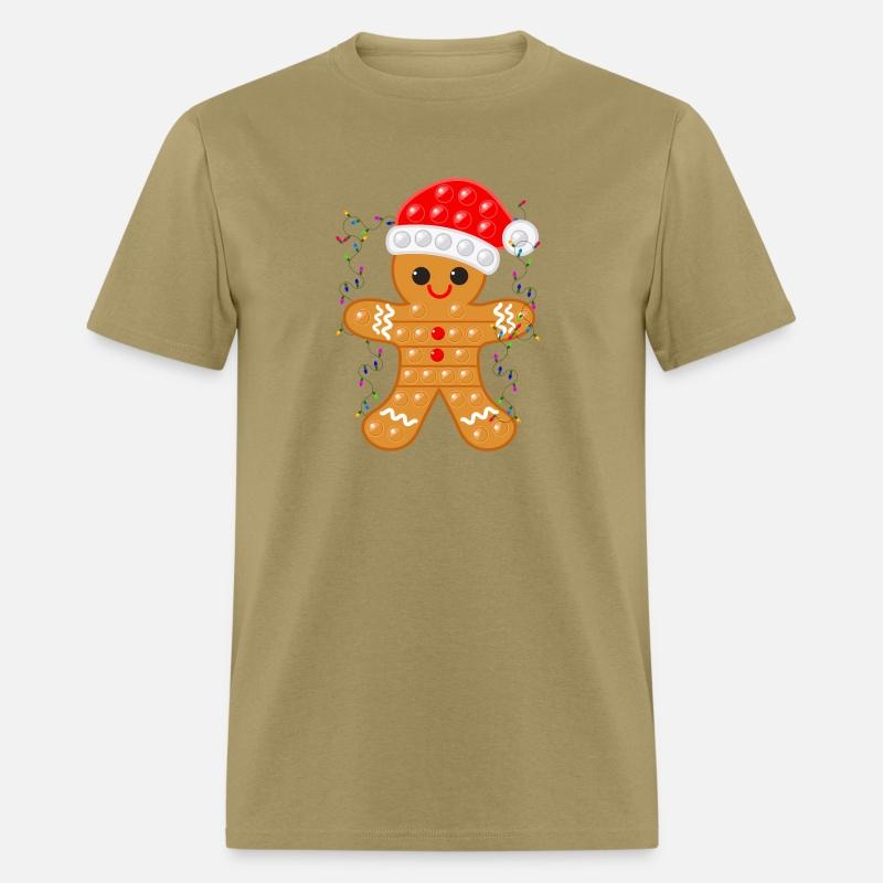 Gingerbread Cookie Santa Cap Pop It Toy