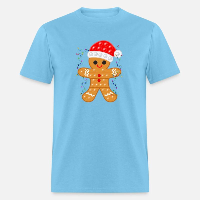 Gingerbread Cookie Santa Cap Pop It Toy