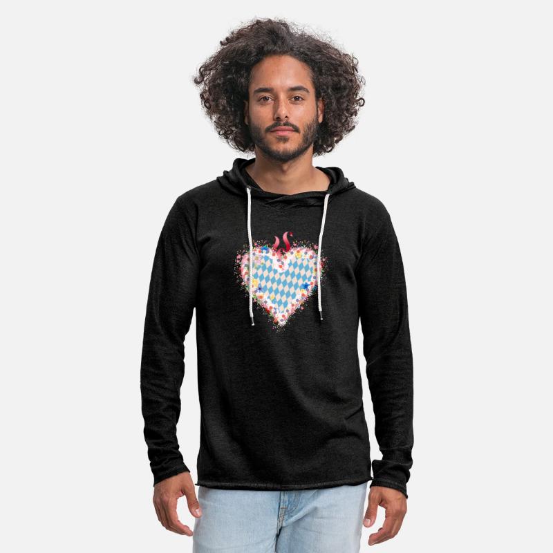 Gingerbread heart shape blue white Bavarian style