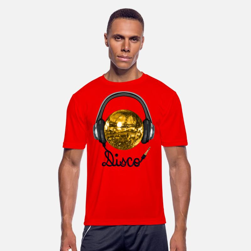Gold Disco Ball Music Headphones