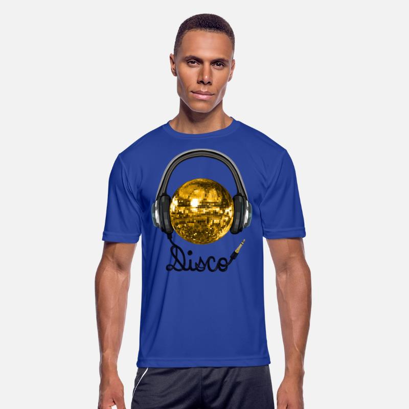 Gold Disco Ball Music Headphones