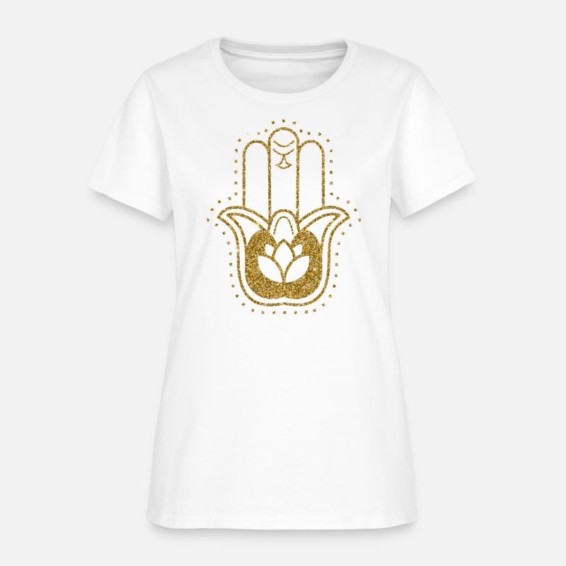 Gold Hamsa Lotus Hand