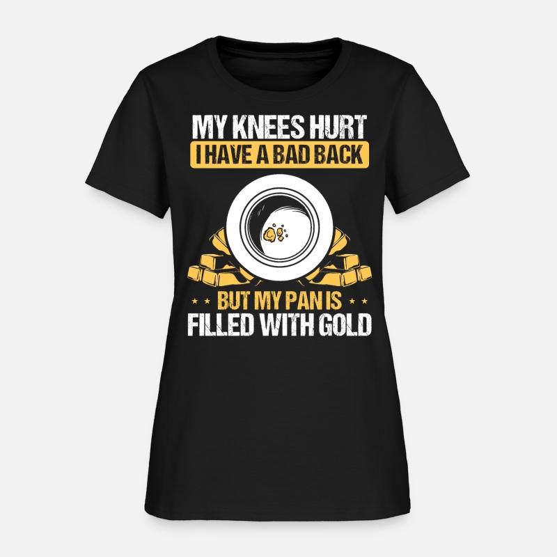 Gold Knee Injury Back Pain Digging Miner Panner