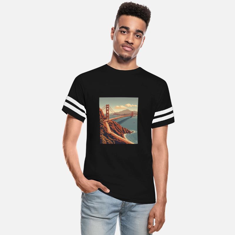 Golden Gate Bridge California T-Shirt, Golden Gate