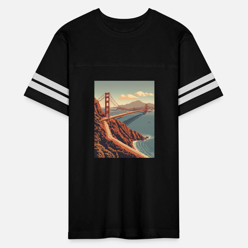 Golden Gate Bridge California T-Shirt, Golden Gate