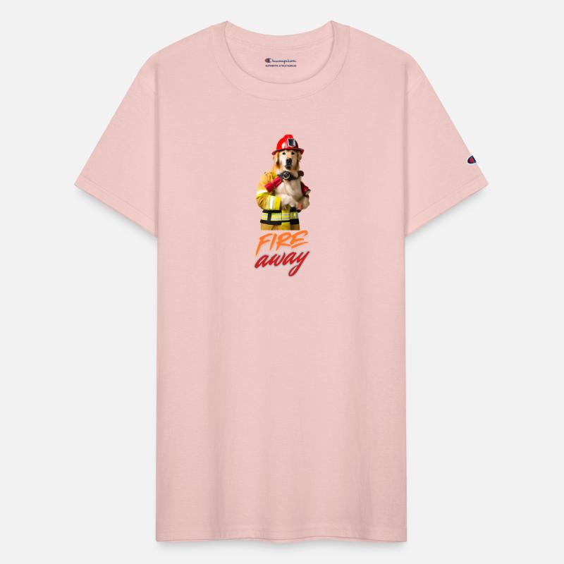 Golden Retriever Fire Fighter Fire away 2