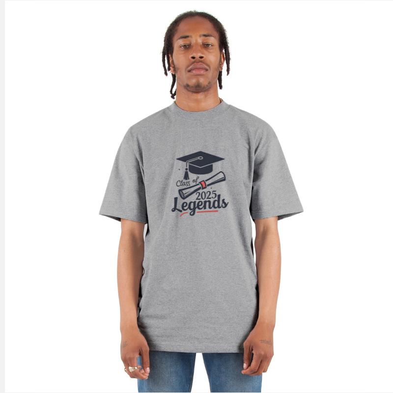 Graduation Cap Class of 2025 Legends T-Shirt Desig