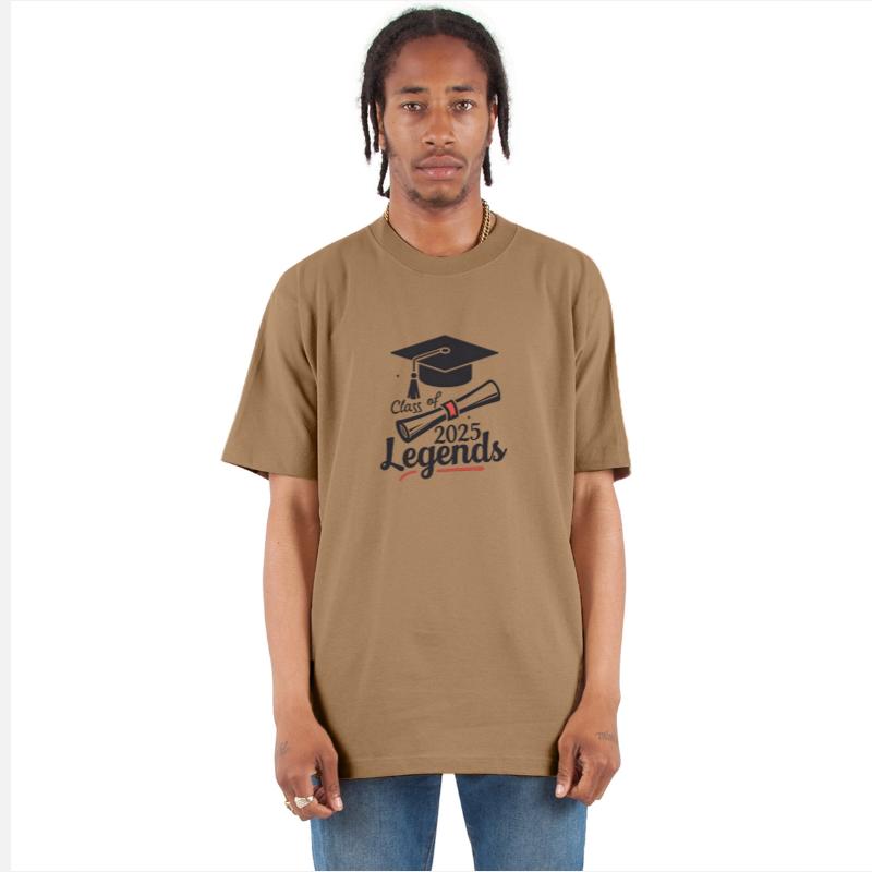 Graduation Cap Class of 2025 Legends T-Shirt Desig