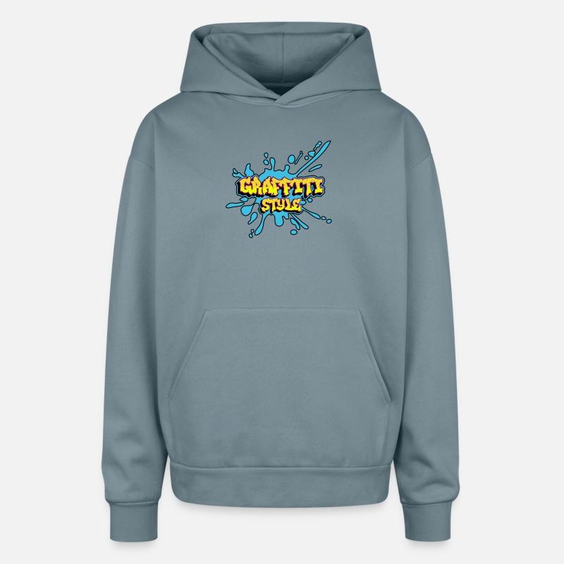 Graffiti Text Style Design🎨 with a splash of blue