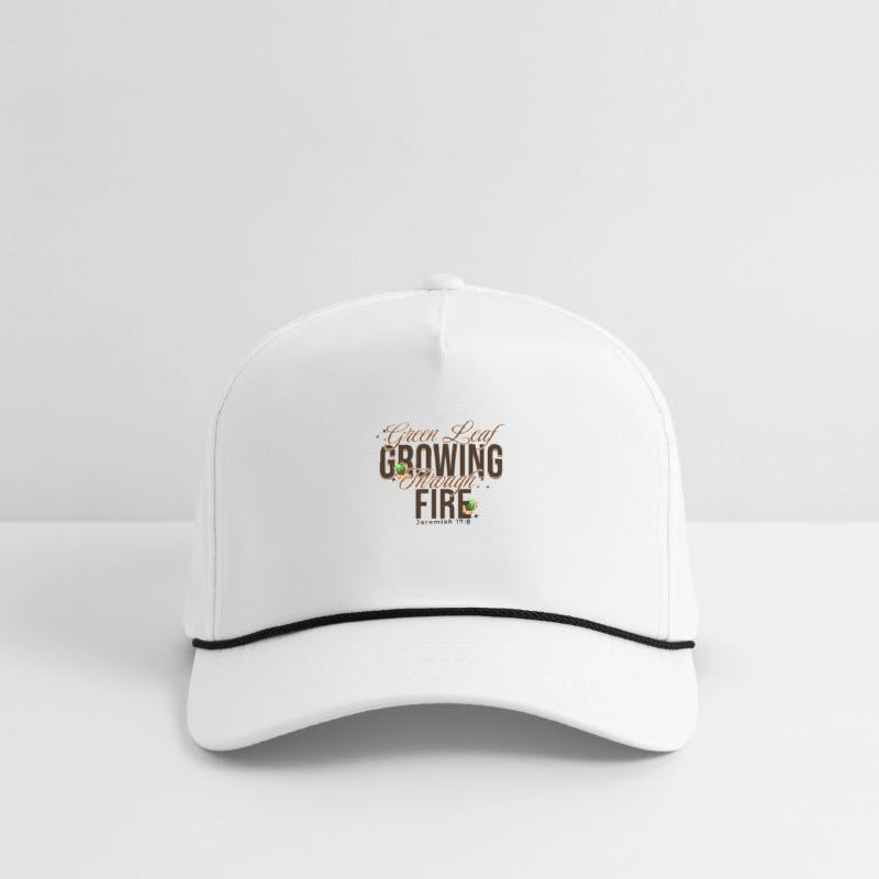 Green Leaf Growing Through Fire - Jeremiah 17:8